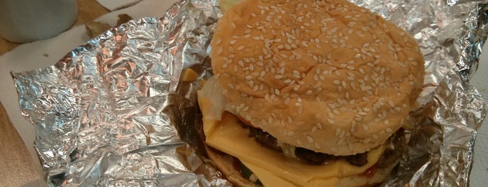 Five Guys is one of The 15 Best Places for Cheeseburgers in Dallas.
