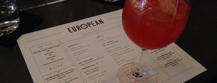 The European is one of Cocktails in SF.