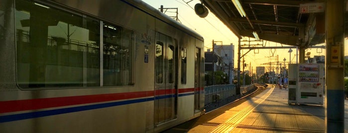 Sugano Station (KS15) is one of Keisei Main Line.