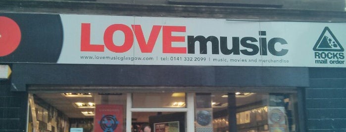 Love Music Records is one of Glasgow I was there.
