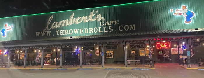 Lambert's Cafe is one of Memphis isu bowl.