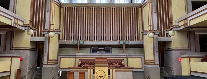 Frank Lloyd Wright's Unity Temple is one of to-do Chi.