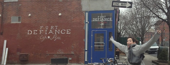 Fort Defiance is one of Bars to Try.