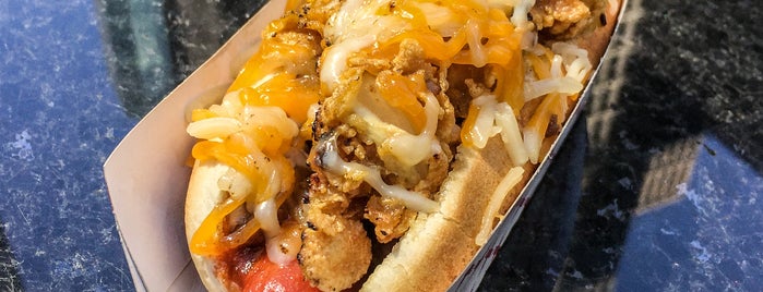Coney Shack is one of The 9 Best Places for Hot Dogs in Chelsea, New York.