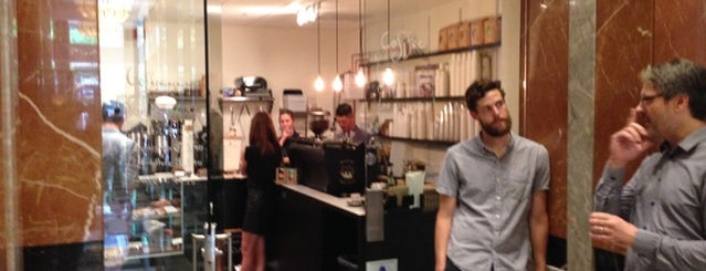 Hole in the Wall Coffee is one of NYC: Newest Indie Cafes and Coffee Shops.