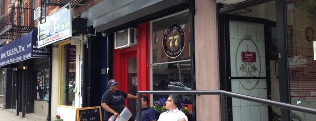 Espresso 77 is one of NYC: Newest Indie Cafes and Coffee Shops.