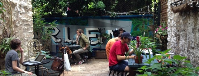 The Chipped Cup is one of NYC: Best Coffee Shop Gardens.