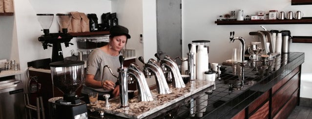 City of Saints Coffee Roasters is one of NYC: Newest Indie Cafes and Coffee Shops.