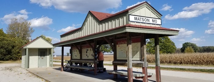 Katy Trail State Park - Matson Trailhead is one of Trails in metro St, Louis Area.