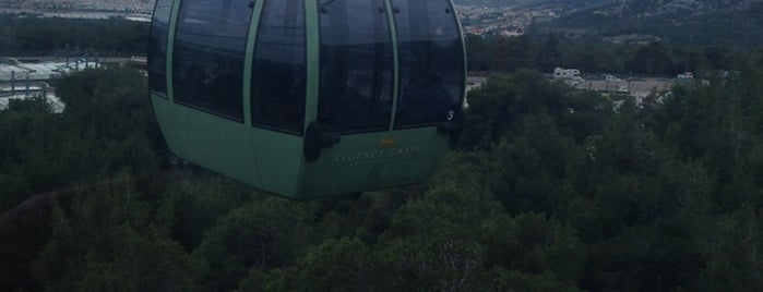 Parnitha Cable Car is one of Athens sights&food.