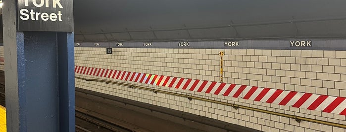 MTA Subway - York St (F) is one of Trainspotter Badge -- New York.