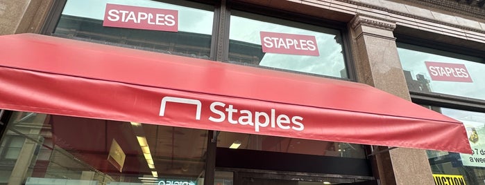 Staples is one of NYC: Markets and Shops.