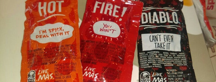 Taco Bell is one of hot spots.