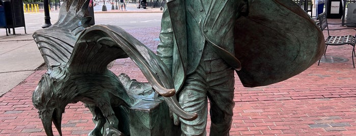 Edgar Allan Poe Statue is one of DorteBritte EscapeNY.