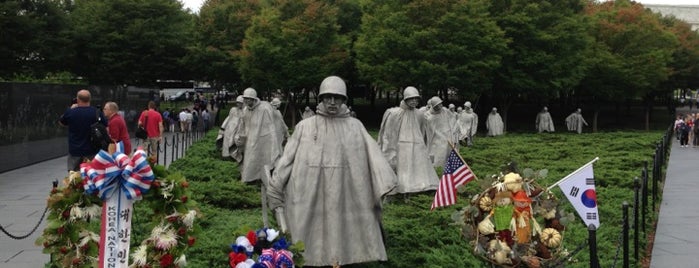 Мемориал ветеранов Корейской войны is one of Washington, DC.