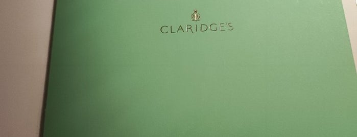 Afternoon Tea at Clardige's is one of Locais curtidos por Olga.