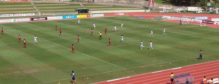 Okinawa City Stadium is one of Jリーグスタジアム.