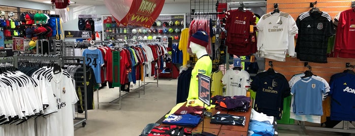 Authentic Soccer Store is one of Lugares favoritos de Del.