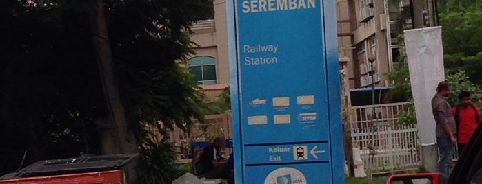 KTM Seremban (KB13) Komuter Station is one of check in.