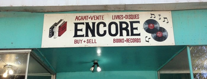 Encore books and records is one of Montreal Trip.