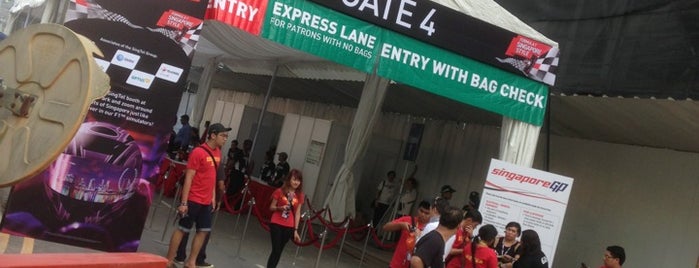 Singapore F1 GP Gate 4: Empress is one of Singapore Formula 1 Grand Prix.