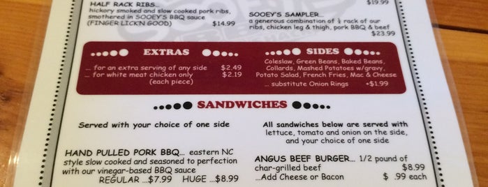 Sooey's BBQ & Rib Shack is one of OBX.