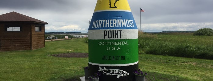 Northernmost Point Continental USA Marker is one of Highest Elevation Points of Every State!.