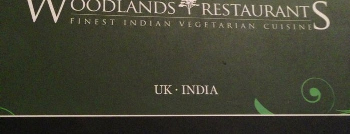 Woodlands Restaurant is one of London.