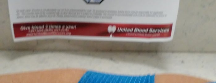 United Blood Services is one of Lieux qui ont plu à Chuck.