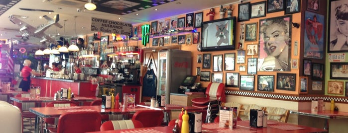 JB's American Diner is one of Brighton.