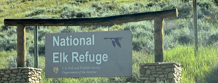 National Elk Refuge is one of Jackson Hole.