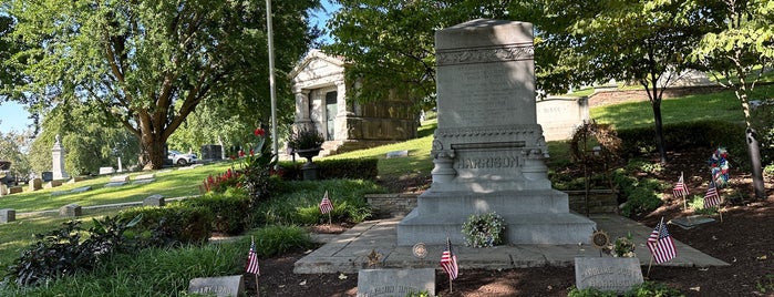 Benjamin Harrison's Grave is one of Presidential.