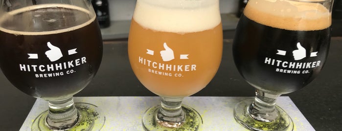 Hitchhiker Brewing is one of Tempat yang Disukai Brian.
