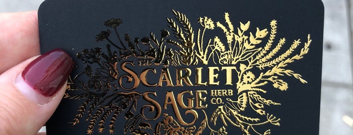 The Scarlet Sage Herb Co. is one of SF must do.