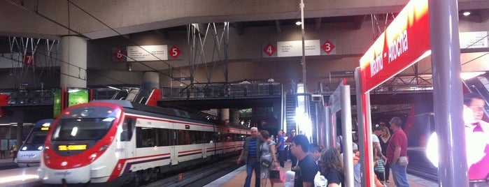 Estación de Cercanías de Madrid-Atocha is one of Tren Getafe a Atocha.