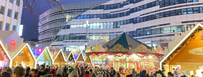 Weihnachtsmarkt am Kö-Bogen is one of Christmas markets in Germany, France, Netherlands.