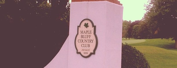 Maple Bluff Country Club is one of Tempat yang Disukai colleen.