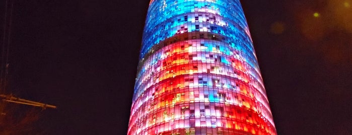 Torre Agbar is one of barcelona.