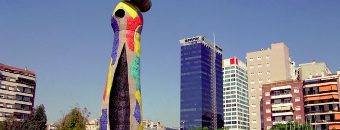 Parc de Joan Miró is one of Barcelona, Spain.