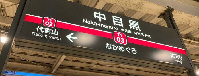 Naka-meguro Station is one of 駅.