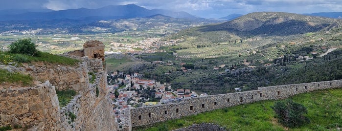 Palamidi Fortress is one of Peloponnese, Greece.