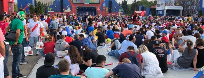 FIFA Fan Fest is one of Moscow 🇷🇺🏆.