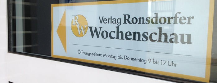 Ronsdorfer Wochenschau is one of Wuppertal-Ronsdorf.