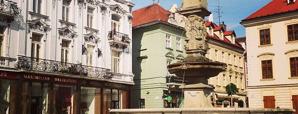 Main Square is one of Food & Fun - Bratislava.