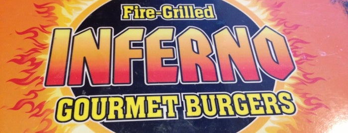 Inferno Burger is one of สถานที่ที่ Joshua ถูกใจ.