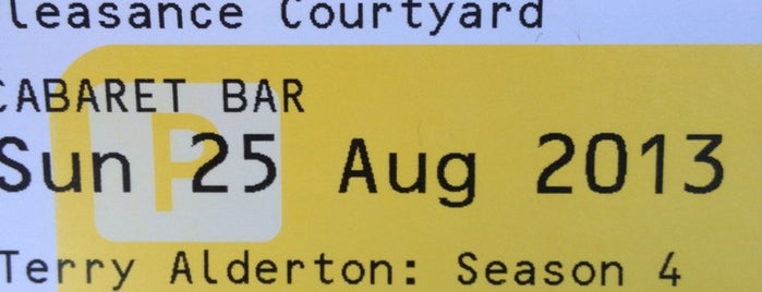 Cabaret Bar is one of Edinburgh.