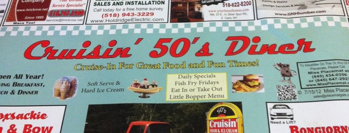 The Cruisin' 50's Diner is one of สถานที่ที่บันทึกไว้ของ Amanda.