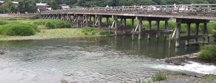 Togetsu-kyo Bridge is one of 京都に旅行したらココに行く！.