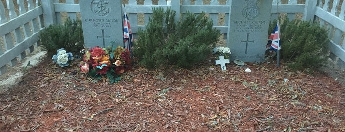 British Cemetery Cape Hatteras is one of Favorite Places Outer Banks NC.