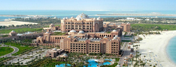 Emirates Palace Hotel is one of abu dhabi.